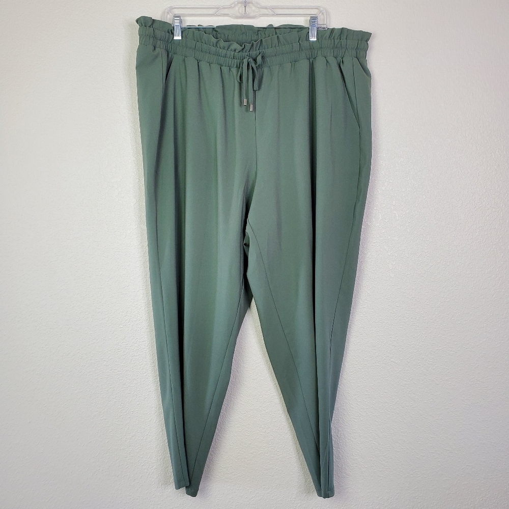 Women's Green Drawstring Pants